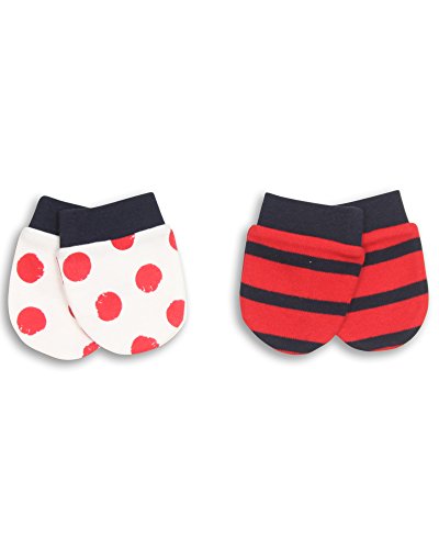 The Essential One - 2 Pair Pack Baby Scratchmittens ESS49