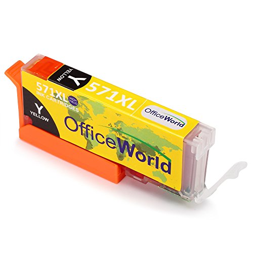 OfficeWorld Kompatible Patronen Ersatz für CLI-571XL Druckerpatronen (1 Cyan, 1 Magenta, 1 Gelb) Hohe Kapazität mit PIXMA MG5750 MG5751 MG5752 MG5753 MG6850 MG6851 MG6852 MG6853 TS5050 TS5051 TS5053 TS5055 TS6050 TS6051 TS6052 TS8050 TS8051 TS8052 TS8053 TS9050 TS9055 - 4