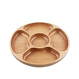 como preparar una bandeja de aperitivos MÁS QUE SENCILLO piece Una pieza simple y elegante con uso múltiple que combina naturalmente con su propio hogar y se adapta al uso cotidiano de la fiesta. Fácil limpieza solo para lavado a mano. Limpie con aceite de vez en cuando para mantener después del uso. Mantener alejado del calor y la luz solar, almacenar en un lugar bien ventilado