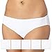 Debenhams Womens Pack Of Five Cotton White Bikini Briefs 10