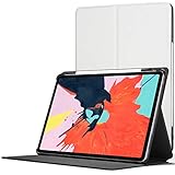 AUTO SCHLAF- & WACH-FUNKTION - Eine Samsung Smart Case-Funktion, die eindeutig ist. Öffnen Sie das Cover, um Ihr Apple iPad Pro 12.9 2018 Tablette aufzuwecken. Schließen Sie die Klappe und Ihr Gerät geht in den Schlafmodus. Dies verlängert die Akkulaufzeit Ihres Geräts.