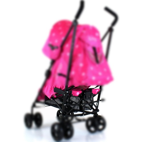 (Spare Parts Shopping Basket) Zeta Vooom - Raspberry Dots Pink UNIVERSAL!