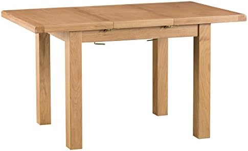 Chichester Oak Small Butterfly Extending Dining Table in Light Oak Finish Seating for 6 People | 110cm/155cm