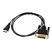 Produktbild Cyond 1.5m HDMI auf DVI (24+1 Dual Link) - High Speed (Adapter) Kabel | HDTV bis zu 1080P / Full HD | 3D Ready | vergoldete Kontakte