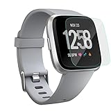 IGEMY 5Pcs Klar Bildschirm gehärtet Schutzfolie für Fitbit Versa (Clear)