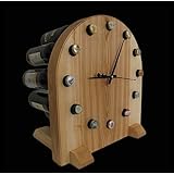 Bieruhr, Weinuhr, Männergeschenk, Geburtstag, Jubiläum, Vatertag, Junggesellenabschied, Flaschenregal