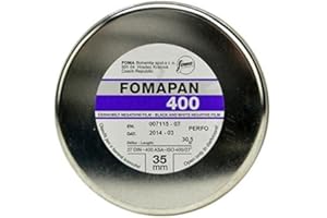 Foma Fomapan 400 ISO - Película Negativa en Blanco y Negro, 35 mm x 30 m.