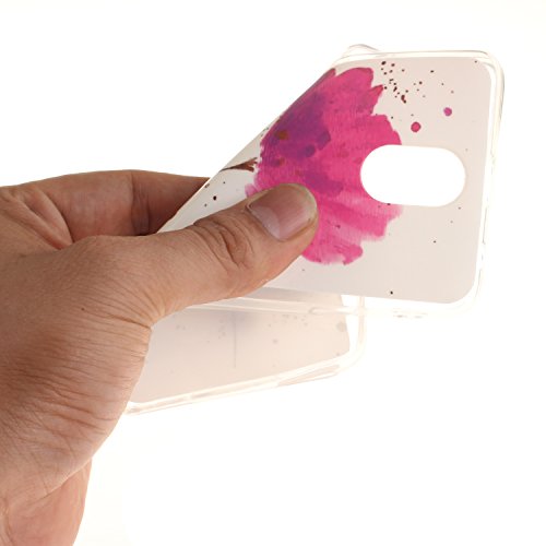 Cozy Hut Lederhülle / Ledertasche / Hülle / Case / Cover / Etui / Tasche Bunte Muster Weich TPU Handy Hülle für Lenovo Vibe P1M,Ultra Slim Dünn Silikon TPU Transparent für Lenovo Vibe P1M Hülle , Premium Handy Tasche Schutz Hülle Case Cover Etui Strass Schutz schutzhülle Bumper Schale Silicone für Lenovo Vibe P1M – Purple Orchid - 6