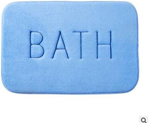 DDDBAY Rug Rectangular Bathroom Bedroom Living Room Memory Anti-Skid Carpet Size40*60cm Cozy Hard-Wearing , blue