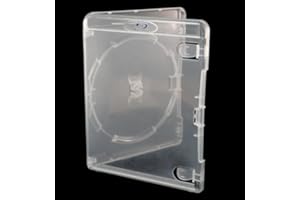 Vision Media® - 10 X PS3 Style Clear Blu Ray Case - Dvd/Blu Ray Games Case