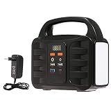【GRAN CAPACIDAD】 Paquete de energía de litio recargable de 42000mAh, larga vida útil, respaldo de emergencia de emergencia perfecto para el hogar, viajes, campamentos, asientos traseros en viajes largos por carretera.