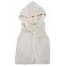 Universal-Textiles Baby Girls Hooded Faux Fur Winter Gilet (18-23 Months) (Cream)