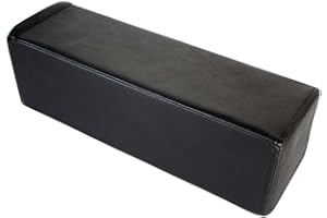 YURRO Anpassbares Sofakissen, Armlehnen-Kissen, Unterstützung zum Lesen, Entspannen, Memory-Schaum, Armlehnen-Kissen, weiche Bettspalten-Nahtfüller, abnehmbarer Lederbezug