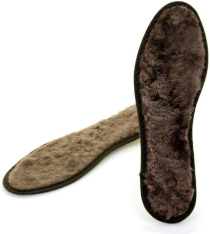 Real Lambskin Winter Insole Sizes 3–12.5 Pure Wool Insole Against Intense Cold