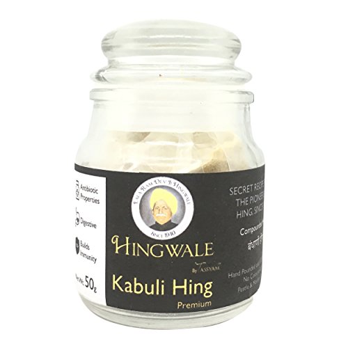 Hingwale Premium Kabuli Hing by Tassyam | Hand Pounded & Natural | Antibiotic Properties, Digestive, Helps Build Immunity RS.490 (18.00% Off) - Amazon