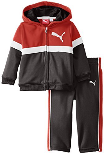 PUMA - Kids Baby Boys Infant PUMA Sport Fleece, Black, 18 Months Color: Black Size: 18 Months (Baby/Babe/Infant - Little ones)