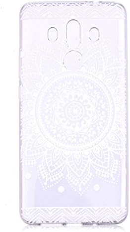 Huawei Mate 10 Pro Cover, Huawei Mate 10 Pro Case, CHcase [Slim Thin] Scratch Resistant TPU Rubber Soft Skin Silicone Protective Case Cover for Huawei Mate 10 Pro -White Mandala