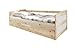Produktbild Ticaa Sofabett Funktionsbett Gästebett mit Auszug Melinda Kiefer Natur