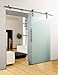 Produktbild Glasschiebetür Schiebetür Glastür - satiniert - 1050x2050mm - Komplettset