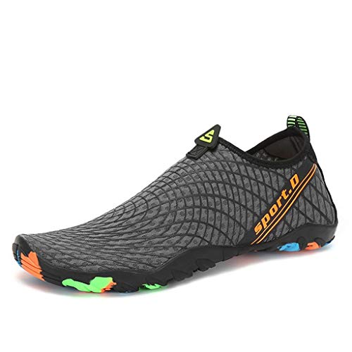 Preisvergleich Produktbild Aquaschuhe Unisex, Rovinci Damen Herren Wasserdicht Badeschuhe Kinder Schnell Trocknend Surfschuhe Yoga Barfuß Schuhe Wasserschuhe Strandschuhe Schwimmschuhe Wasser Sportschuhe mit Rutschfeste Sohlen