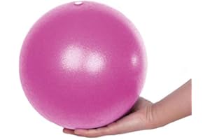 PUBIAO Soft Pilates Ball Exercise Balls 25cm Mini Gym Ball Perfect for Pilates, Yoga, Core Training and Physical Therapy Home & Gym & Office