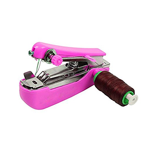 Mini Nähmaschine Hand Haushalt Supplies rose - 2