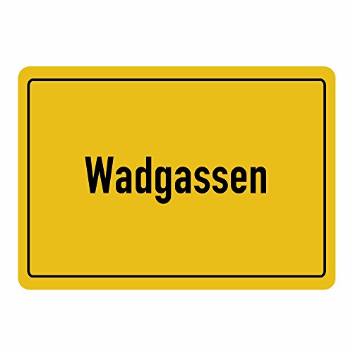 Preisvergleich Produktbild Multifanshop Mousepad Ortsschild Wadgassen schwarz