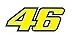 Produktbild 2stk Valentino Rossi 46 The Doctor Aufkleber Sticker Decal 18x7.3cm Logo JDM Auto Bike Car Laptop Helm Rockstar Kralle