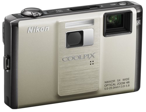 Nikon Coolpix S1000pj Digitalkamera (12 Megapixel, 5-fach Zoom, 6,9 cm (2,7 Zoll) Display, integrierter LED-Projektor) silber Nikon Coolpix S1000pj Digitalkamera (12 Megapixel, 5-fach Zoom, 6,9 cm (2,7 Zoll) Display, integrierter LED-Projektor) silber