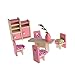 Produktbild Dabixx Vorgeben, Spielzeug zu Spielen, Kind aus Holz Niture Puppenhaus Miniatur 5 Zimmer Set Puppe
