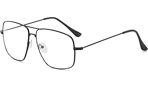 Musivon Brillengestelle Damen Herren - Vintage Brille Ohne Stärke fensterglas Dekobrillen