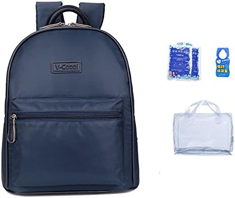 Back milk bag, shoulder breast milk fresh package, storage milk ice pack, blue ice insulation bags, outdoor mummy bag ( Color : Dark blue )