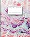 Produktbild Composition Notebook: Pink Sapphire Durable Marble Design Wide Ruled School Office Home Student | Notepads are Great Back to School