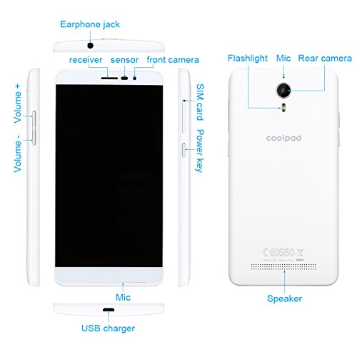 Coolpad Porto S - 4G Smartphone Libre (Android 5.0, 5.0