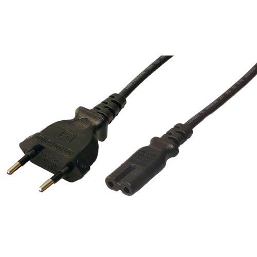 LogiLink CP092 Power Cord, Euro - Euro8, schwarz, 1,80m