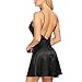 Produktbild TianWlio Dessous Damen Schlafanzug Unterwäsche Negligees Weihnachten Damen Spitze Satin Dessous Nachtwäsche Unterwäsche Baby Dolls Nachtwäsche Schwarz M