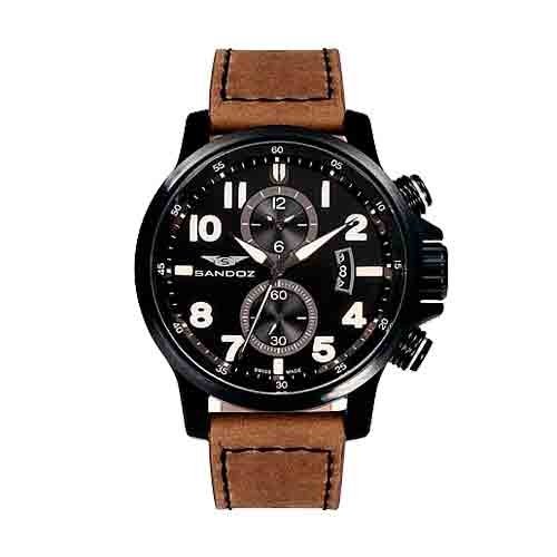 Reloj Sandoz Colección Aviator Caballero 81353-95