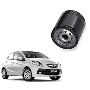 Auto Spare World Engine Oil Filter for Honda Brio 2011-2018 Petrol Set of 1 Pcs.