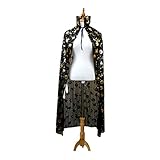 Esta capa es de cuerpo entero para una variedad de aspecto misterioso, 120cm / 47 "de largo, el diseño unisex hace que este traje adecuado para mujeres y hombres.