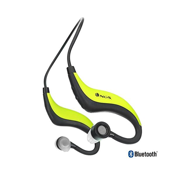 NGS Artica Runner - Auriculares Deportivos de Contorno de Cuello, Color Verde - Image 3