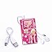 Price comparison product image Lexibook Mattel Barbie 2 GB MP4 Player, video player, SD card reader, dictaphone, White/Pink, DMP103BB