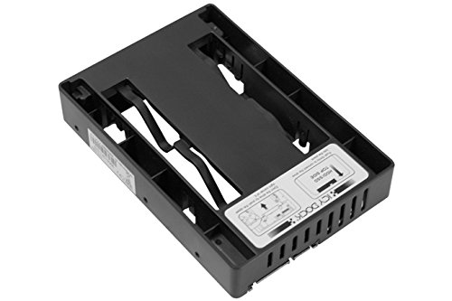 Icy Dock EZConvert Light MB882SP-1S-3B – 2,5 Zoll (6,4cm) zu 3,5 Zoll (8,9cm) SATA SSD/HDD Konverter - 2