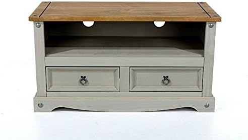 Corona Wide TV Unit Cabinet with Drawers from our Corona Washed Grey Furniture Range