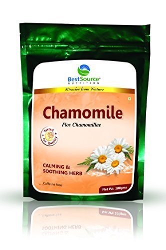 BestSource Nutrition Chamomile (Flos Chamomillae),Calming & Soothing Herb, 100gm RS.630 (30.00% Off) - Amazon