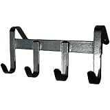 Trensenhalter Zaumzeughalter Türhaken Gaderobe Boxenhaken Trensenhaken | Halfterhaken | Stallhaken | Kleiderhaken schwarz | Trensenleiste | Trensenaufhänger Zaumhaken