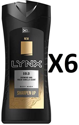 LYNX GOLD - Gel de ducha (400 ml, 6 unidades)