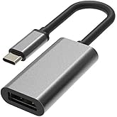 Coverzone Type-C to Displayport Adapter USB C DP Converter Notebook PC Computer Compatible HC67 (not HDMI)