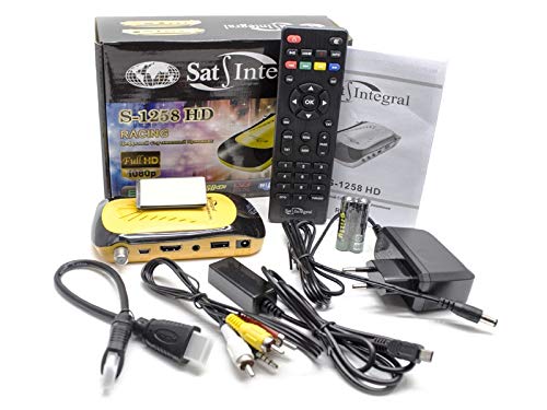 SatIntegral S-1258 HD Racing, Receptor satélite Full HD (con Adaptador USB-LAN)