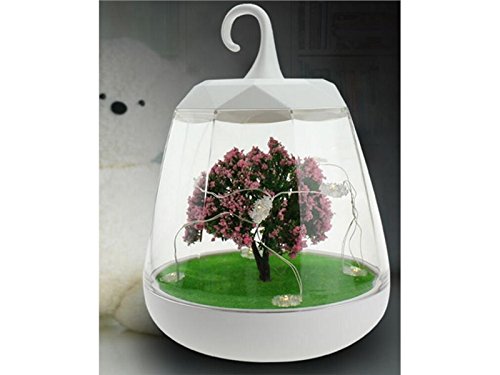 Preisvergleich Produktbild TjcmSs Kinder Nachtlicht Sprachsteuerung Kinder LED Künstliche Kirschbaum Nachtlampe USB Wiederaufladbare Empfindliche Sprachsteuerung Schlafzimmer Licht
