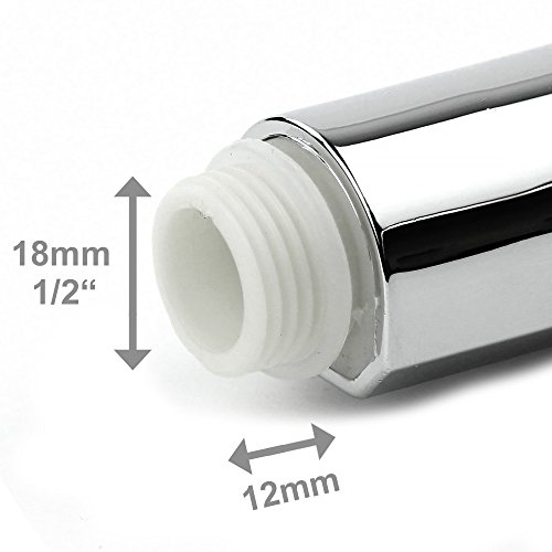 Premium LED Duschkopf Brause mit temperaturgesteuertem 3 Farben Wechsel und Warnfunktion - 4